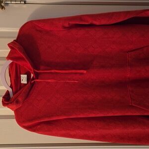 PUMA BRAND SIGNATURE MEN'S RED PULLOVER HOODIE SIZE MEDIUM